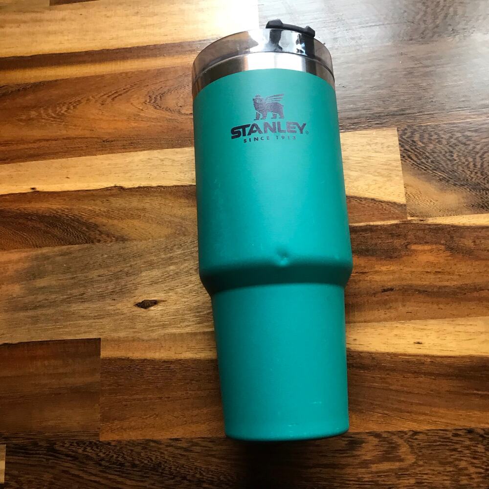 Stanley 30 oz Green Travel Tumbler NO STRAW